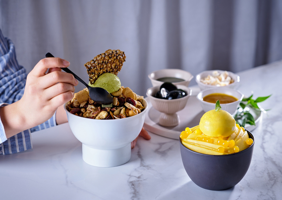 A variety of bingsu served at InterContinental Seoul Coex. [INTERCONTINENTAL SEOUL COEX]