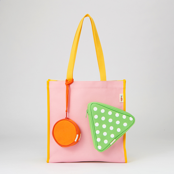 Above and below: Two bags from By Edit’s recent salad edition The company makes colorful and bright canvas bags. [BY EDIT] 