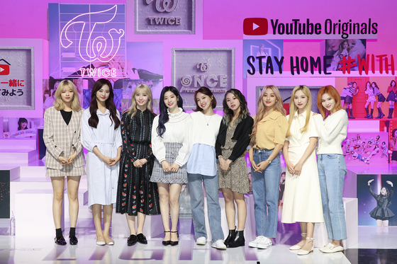 Girl group Twice. [JYP ENTERTAINMENT]