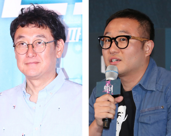 Director Jang Joon-hwan, left, and director Jung Byung-gil are reported to be making their directorial debut in Hollywood soon. [ILGAN SPORTS] 