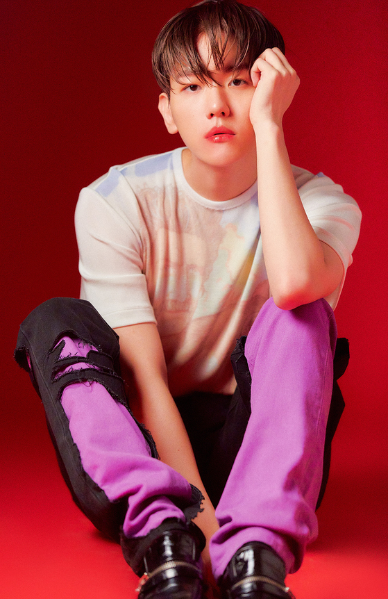 Baekhyun's new EP "Delight" was released on Monday. [SM ENTERTAINMENT]