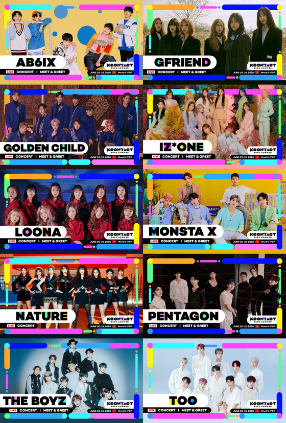 CJ ENM's "KCON:TACT 2020 Summer" first lineup [CJ ENM]