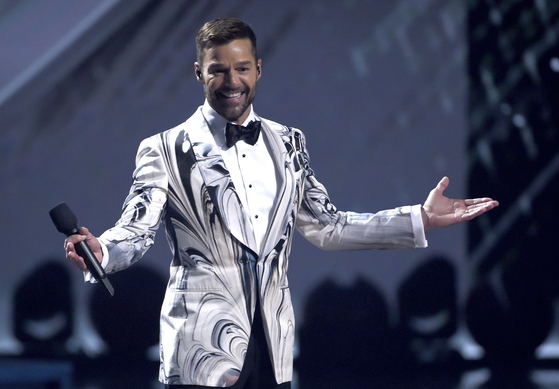This Nov. 14, 2019, file photo shows host Ricky Martin at the 20th Latin Grammy Awards in Las Vegas. Martin released an EP Thursday, May 29, called "Pausa."