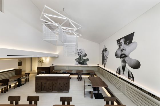 Kukje Gallery K1's second floor restaurant. [KUKJE GALLERY]