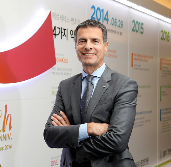 Dimitris Psillakis, CEO and president of Mercedes-Benz Korea. [MERCEDES-BENZ KOREA]