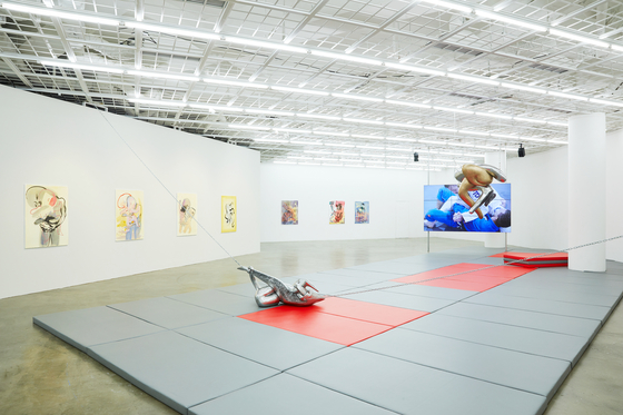 The installation view of Camille Henrot's "Tuesday" [ART SONJE CENTER]