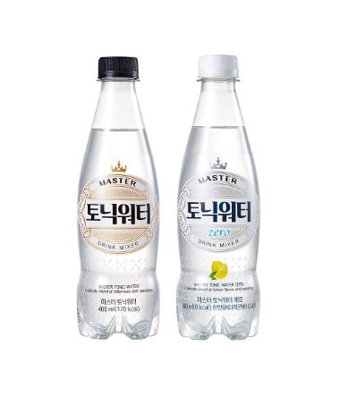 Lotte Chilsung Beverage’s new tonic water products: Master Tonic Water and Master Tonic Water Zero. [LOTTE CHILSUNG BEVERAGE]