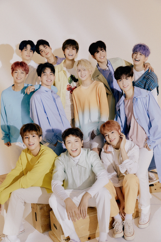 YG Entertainment's latest boy band Treasure debuted on Friday with their single "The First Step: Chapter One." [YG ENTERTAINMENT] 