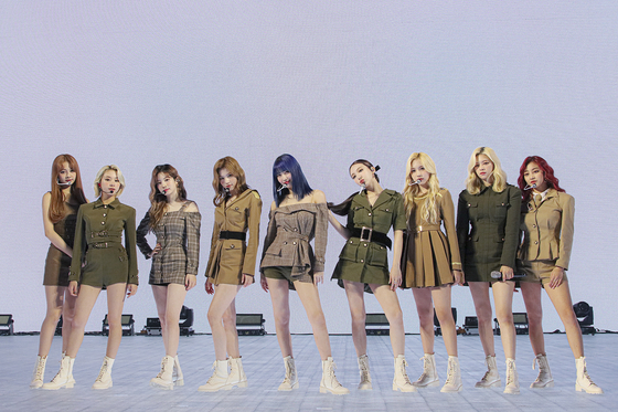 Twice's first online concert ’Beyond LIVE - Twice: World in A Day“ was held on Sunday afternoon through Naver V Live. [JYP ENTERTAINMENT]