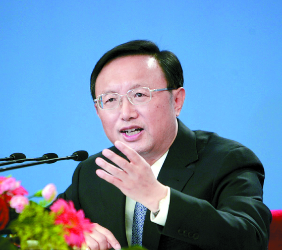  Yang Jiechi, a member of the Political Bureau of the Chinese Communist Party’s Central Committee and director of the Office of the Foreign Affairs Commission. [JOONGANG PHOTO]