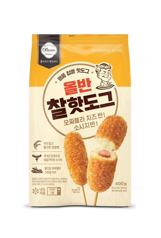 Shinsegae Food's corn dog. [SHINSEGAE FOOD]
