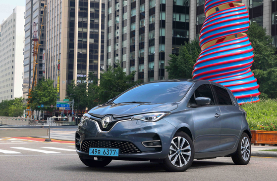 Renault Samsung Motors' Zoe EV.