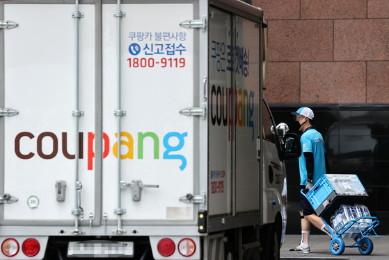 Coupang's delivery truck [Yonhap]