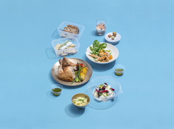 Food from Mingles for its "Chef's Delivery Week" promotion. [BAR&DINING]