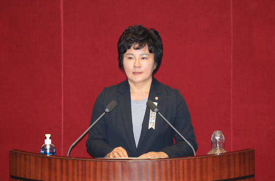 Rep. Cho Su-jin of the People Power Party (PPP).  [YONHAP] 