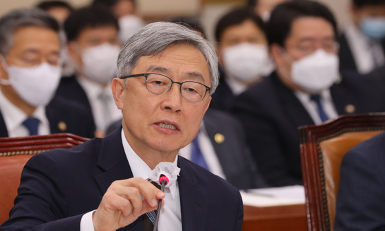 Choe Jae-hyeong, chairman of the Board of Audit and Inspection. [YONHAP] 
