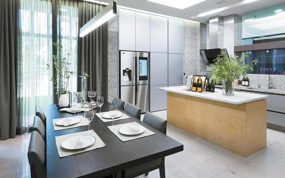 A model home for Raemian with IoT features. [JOONGANG PHOTO]