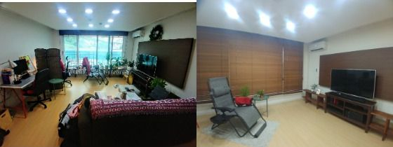 Just by reorganizing furniture and small accessories, space becomes a lot more pleasant. [PARK IN-SEON] 