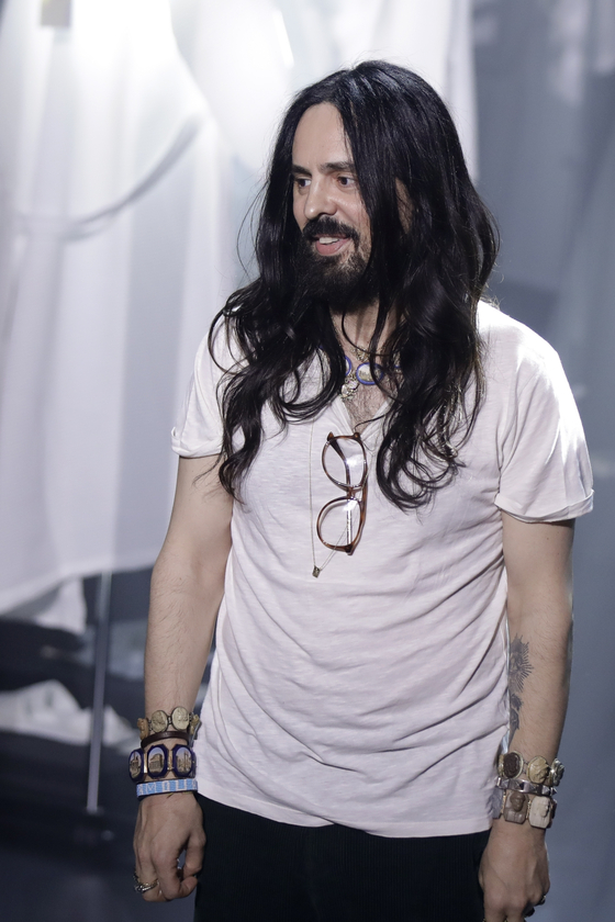 Designer Alessandro Michele, the creative director of Gucci. [AP]