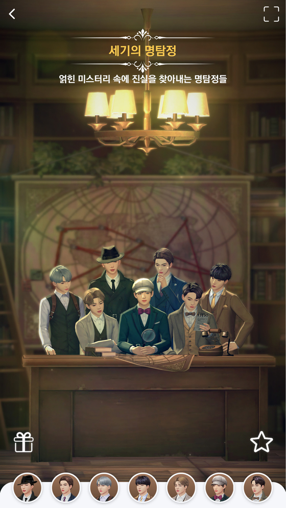 Netmarble's latest mobile game BTS Universe Story allows users to create their very own stories using the members of boy band BTS as the characters. [NETMARBLE]