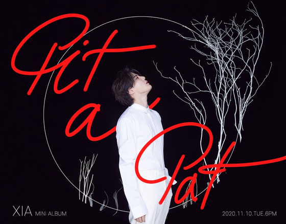 The cover image for Kim Jun-su's upcoming EP "Pit a Pat." [C-JES ENTERTAINMENT]