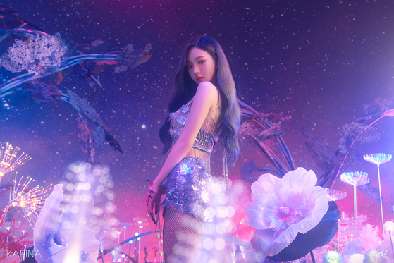 Image of Karina released by SM Entertainment on Wednesday. [SM ENTERTAINMENT]
