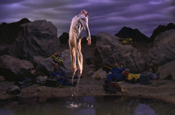 An image from Bill Viola’s video work ’First Light.“ [BUSAN MUSEUM OF ART]