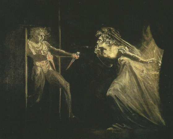 A painting titled "Lady Macbeth Seizing the Daggers“ by Henry Fuseli inspired by William Shakespeare’s tragedy "Macbeth." [TATE]