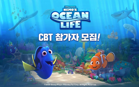 Game publisher Sunday Toz is recruiting users for confidential beta testing from Monday to Nov. 20 for their upcoming game Nemo's Ocean Life. [SUNDAY TOZ] 