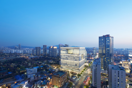 Amorepacific headquarters in Yongsan, central Seoul. [AMOREPACIFIC]