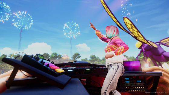 A scene from NCSoft's first new console music game Fuser, where users get to become DJs and mix all their favorite songs together. [NCSOFT]