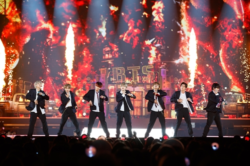 BTS performs during the 2019 MAMA (Mnet Asian Music Awards) in Japan. [MAMA]