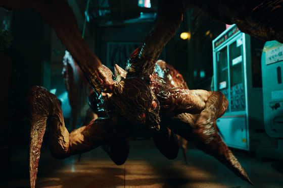 The spider monster which terrorizes the residents of Green Home. [NETFLIX] 