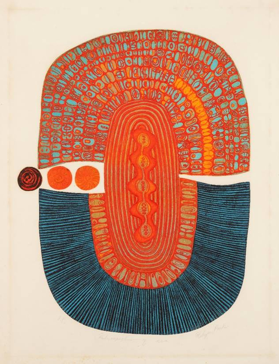 "Retrospection of Era"(1970-73), which shows artist Park Rehyun's printing techniques and aesthetics, is part of her large-scale retrospective at the National Museum of Modern and Contemporary Art (MMCA)'s Deoksu Palace branch in central Seoul. [MMCA] 