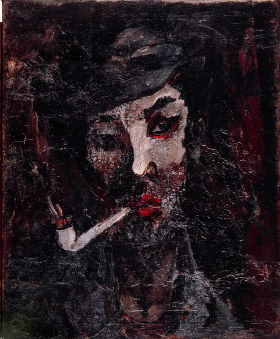 "The Portrait of a Friend(Poet Yi Sang)"(1935) by Gu Bon-ung (1906-1953) [MMCA]