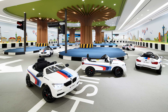 Paradise Hotel Busan’s BMW Kids Driving Zone in its Kids Village. [PARADISE HOTEL BUSAN] 