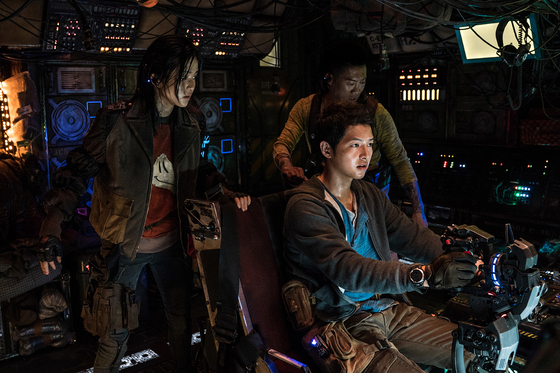 Song portrays Tae-ho, a space pilot who's seemingly willing to do anything to earn a bit of cash. [NETFLIX] 
