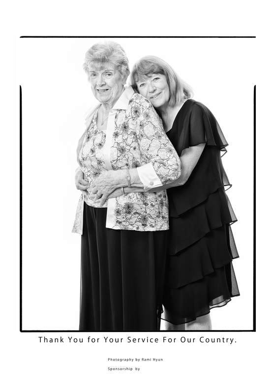 Veteran D.A. Creese-Harris who served in the U.S. Air force, left, and her daughter. [RAMI HYUN] 