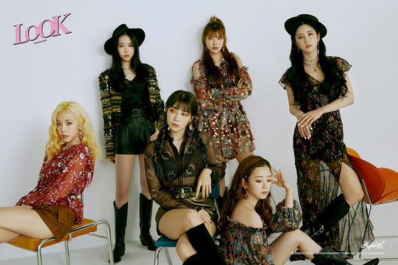 Apink in 2020. Apink's 2020 song ″Dumhdurum” topped charts produced by music programs eight times. [PLAY M ENTERTAINMENT]