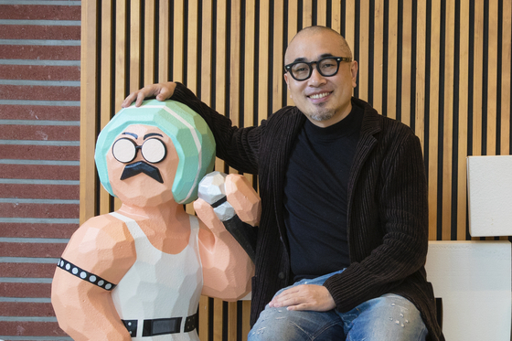 Kim Bong-jin, founder and CEO of Woowa Brothers, poses at the company's office in Songpa District, southern Seoul. [JANG JIN-YOUNG]