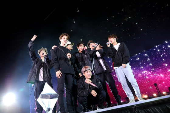 A scene from the BTS documentary ″Break the Silence: The Movie.″ [JTBC]