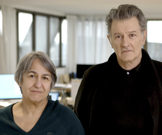 French architects Anne Lacaton and Jean-Philippe Vassal, recipients of this year's Pritzker Architecture Prize. [YONHAP/AP]