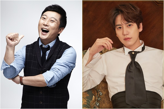Comedian Lee Soo-geun, left, and Kyuhyun. [JTBC]