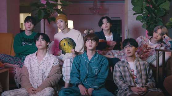 A still from BTS's music video for ″Life Goes On.″ [SCREEN CAPTURE]