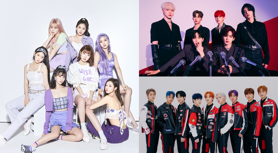 Girl group Oh My Girl, boy bands Cravity and WEi [NCSOFT]