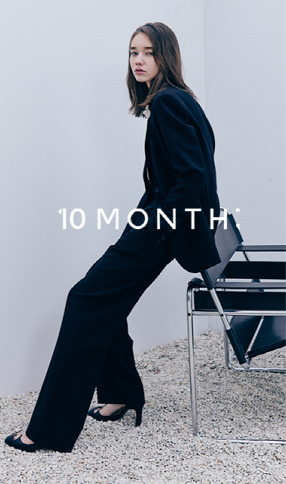  10MONTH focuses on clothes that are comfortable but still have fashionable silhouettes, which is why they requested Seo’s help. [10MONTH] 