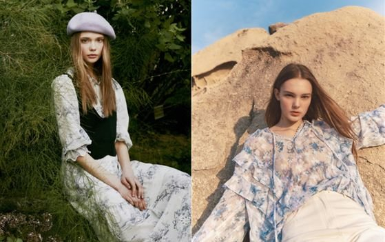 G-Cut's new collection featuring floral prints [SHINSEGAE INTERNATIONAL]