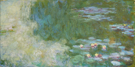  “Le Bassin Aux Nymphéas (Water Lily pond)”(1919-20) by French impressionist artist Claude Monet (1840-1926). [MINISTRY OF CULTURE, SPORTS AND TOURISM]