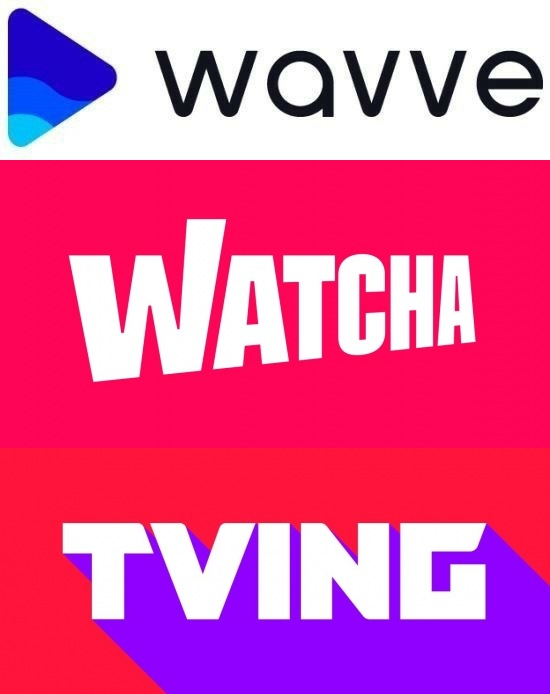 Logos of local over-the top (OTT) services [EACH COMPANY]