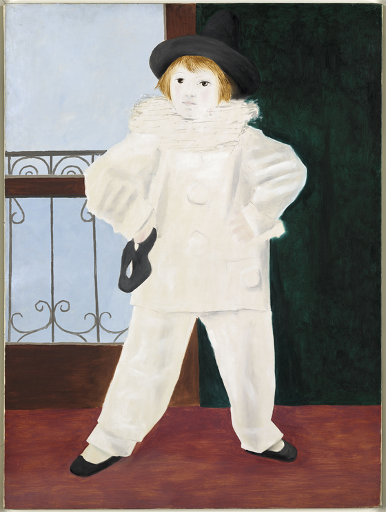 ″Paul as a Pierrot″(1925) by Pablo Picasso(1881-1973) [MUSEE NATIONAL PICASSO]